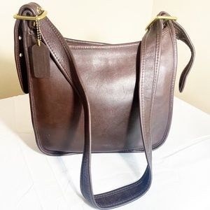 Coach vintage Legacy Crossbody Bag purse 9966 brown adjustable EUC